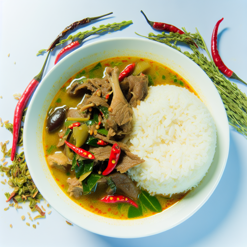 Nationalgericht Thailand: Gaeng Bpa (Rezept)